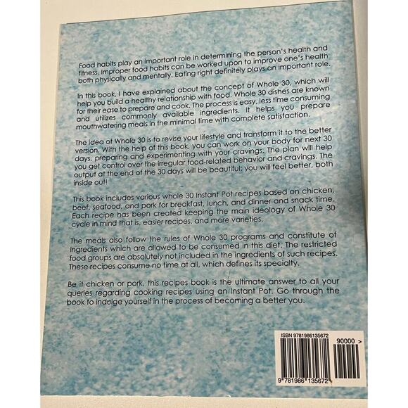 Bundle of 2 Whole 30 Instant Pot Cookbooks - Picture 4 of 8